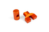 Brake Cable Adjuster M6 aluminium Orange