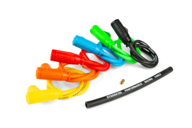 Tändstiftkabel med hatt Stage6 Grön