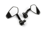 Mirror Set for handlebar ends aluminum black