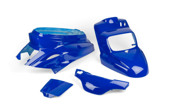 Kaross Set MBK Booster / Yamaha BWs efter 2004 Blå 4 delar