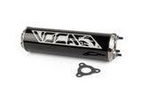 Silencer Voca Alu CNC black / grey