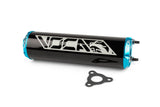 Silencer Voca Alu CNC black / turquoise