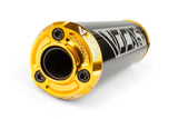 Silencer Voca Alu CNC black / gold
