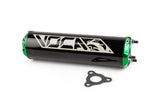 Silencer Voca Alu CNC black / green