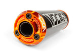 Silencer Voca Alu CNC black / orange