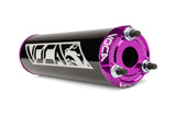 Silencer Voca Alu CNC black / purple