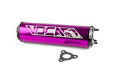 Silencer Voca Alu CNC purple / black