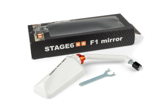Spegel F1 Stage6 högra sida vit