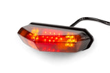 Tail Light with indicators LED Black Line universal 145x85mm