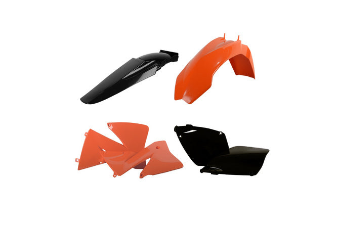 Fairing Kit Enduro Polisport KTM EXC / EXC-F 01-02 Svart / Orange