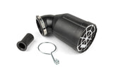 Air Filter d.48mm Doppler black case / black foam / chrome grille
