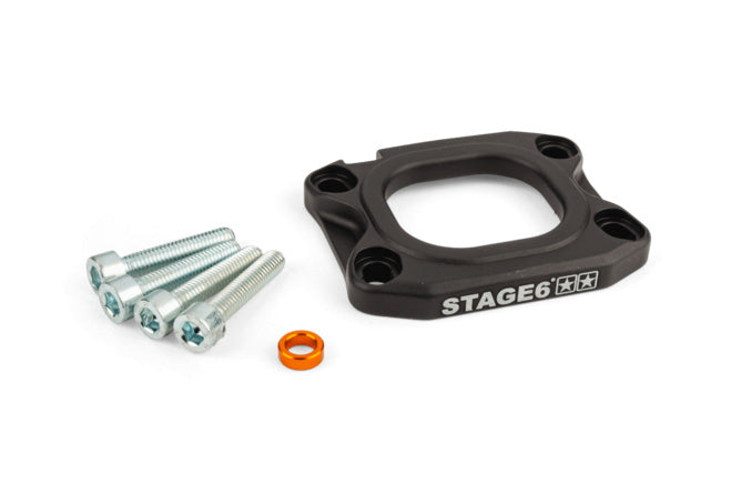 Basplatta insugningsrör Stage6 360° 40mm AM6 / Derbi svart