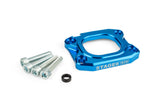 Base Plate intake manifold Stage6 360° d.40mm AM6 / Derbi blue