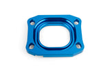 Base Plate intake manifold Stage6 360° d.40mm AM6 / Derbi blue