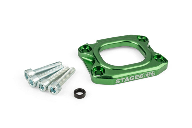 Basplatta insugningsmanifold Stage6 360° d.40mm AM6 / Derbi grön
