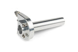 Throttle Grip anodized silver