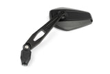 Mirror Set STR8 Street II M8/M10 adapter black
