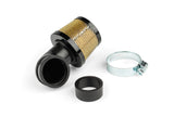 Air Filter conical with grille D.28 - 35mm straight black