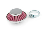 Air Filter type KN UFO d.28 - 35mm droit chrome