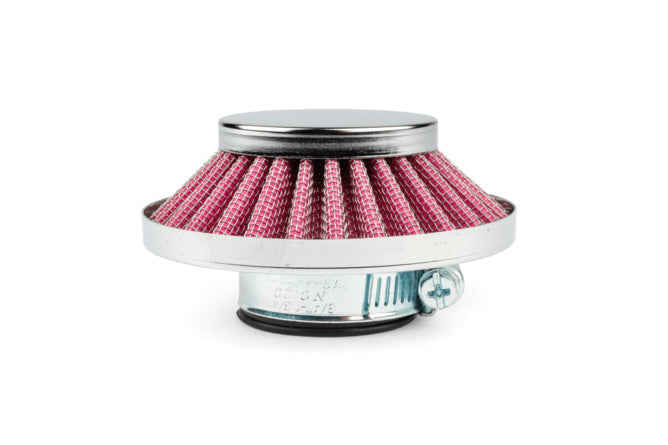 Luftfilter typ KN UFO d.28 - 35mm rak krom