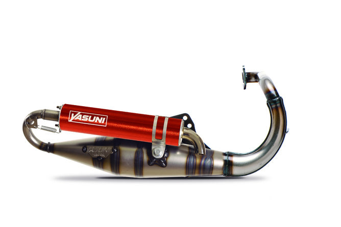 Avgassystem Yasuni R-Pro Peugeot vertikal Orange