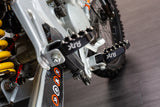 Footpegs Derbi STR8 CNC Black (Set)
