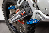 Footpegs Derbi STR8 CNC Blue (Set)