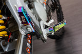 Footpegs Derbi STR8 CNC Neochrome (set)
