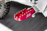Footpegs Derbi STR8 CNC Red (Set)