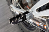 Passenger Footpegs Derbi STR8 CNC Black (Set)