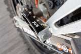 Passenger Footpegs Derbi STR8 CNC Black (Set)