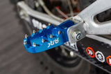 Passenger Footpegs Derbi STR8 CNC Blue (Set)