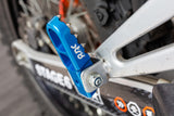 Passenger Footpegs Derbi STR8 CNC Blue (Set)