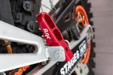 Passenger Footpegs Derbi STR8 CNC Red (Set)