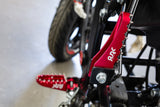 Passenger Footpegs Rieju MRT STR8 CNC Red (Set)