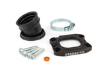 Intake Manifold Stage6 360° AM6 / Derbi black for PWK 30 - 34mm