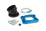 Intake Manifold Stage6 360° AM6 / Derbi blue for PWK 30 - 34mm