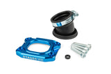 Intake Manifold Stage6 360° AM6 / Derbi blue for PWK 30 - 34mm
