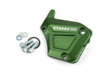 Oil Pump Cover Derbi Stage6 Alu green
