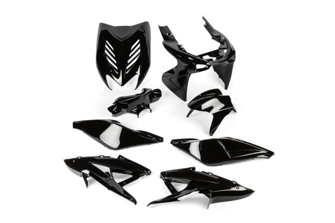 Karosskit Yamaha Aerox före 2013 Ny Design svart Glansig