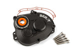 Gearbox Cover Stage6 R/T MK2 Piaggio with titanium bolts Black