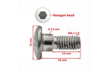 Screw front brake disc M6x16 Rieju MRT 2006