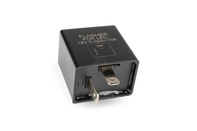 Blinkrelä 12V / 10W - 2 stift Piaggio