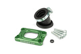 Intake Manifold Stage6 360° AM6 / Derbi green for Mikuni TM24
