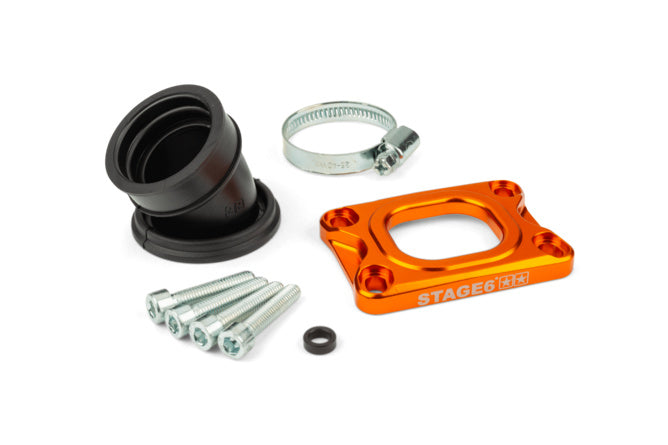 Insugningssamlare Stage6 360° AM6 / Derbi orange för PWK 19 - 28mm
