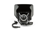Headlight Mask LED with RGB ring type Husqvarna black