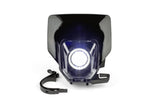 Headlight Mask LED with RGB ring type Husqvarna black
