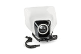 Headlight Mask LED with RGB ring type Husqvarna white