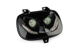 Headlight Mask twin R8 Yamaha BWs before 2004 black