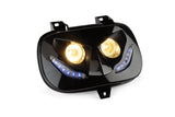 Headlight Mask twin R8 Yamaha BWs before 2004 black